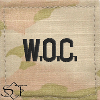 Army Rank Insignia-WOC Warrant Officer Candidate Velcro Army Rank Insignia-WOC Warrant Officer Candidate Velcro
